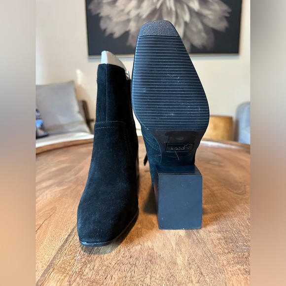 NEW BLONDO salome ankle boot in black suede - Picture 4 of 5